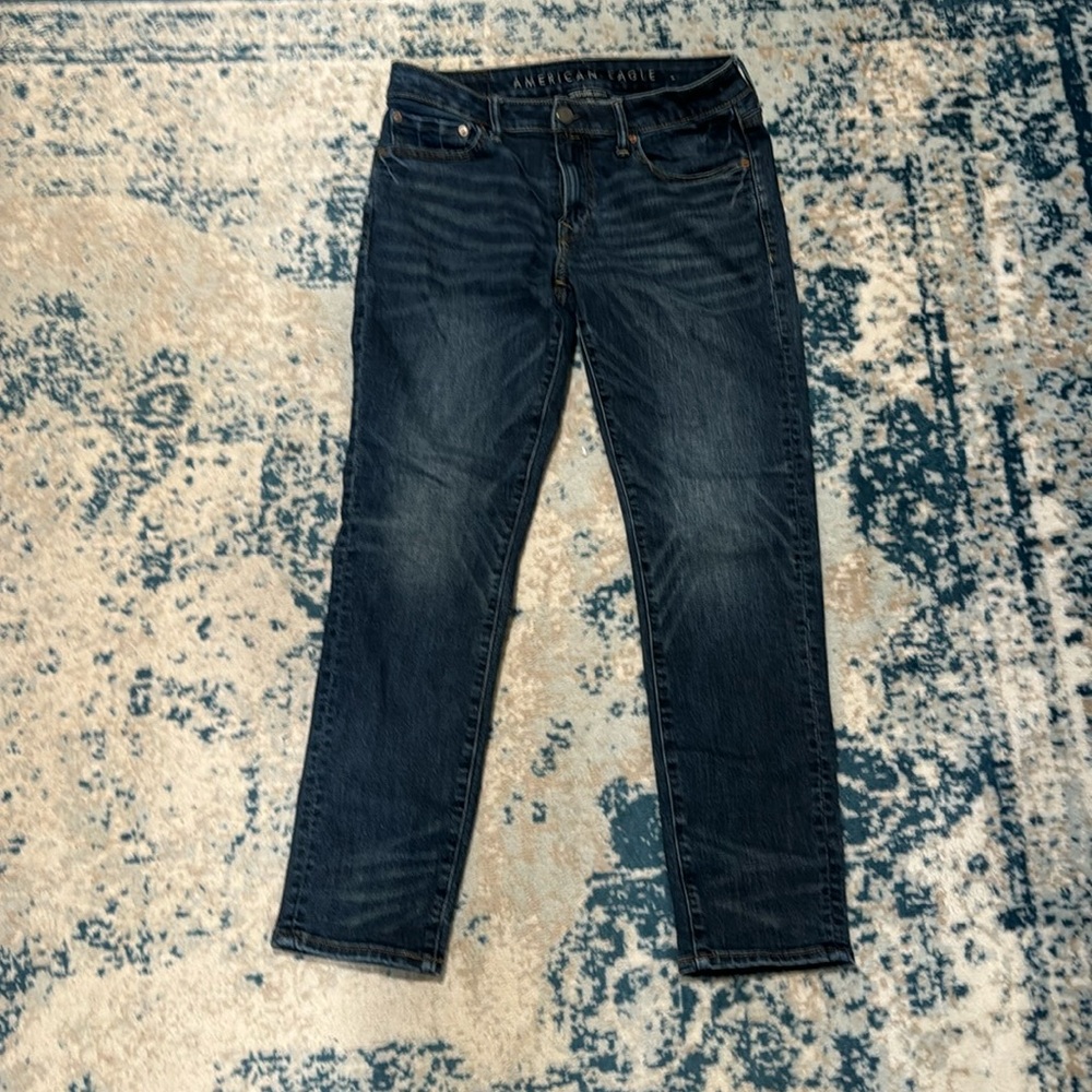American eagle skinny jeans 32 x30 with next level air flex worn once. NWOT